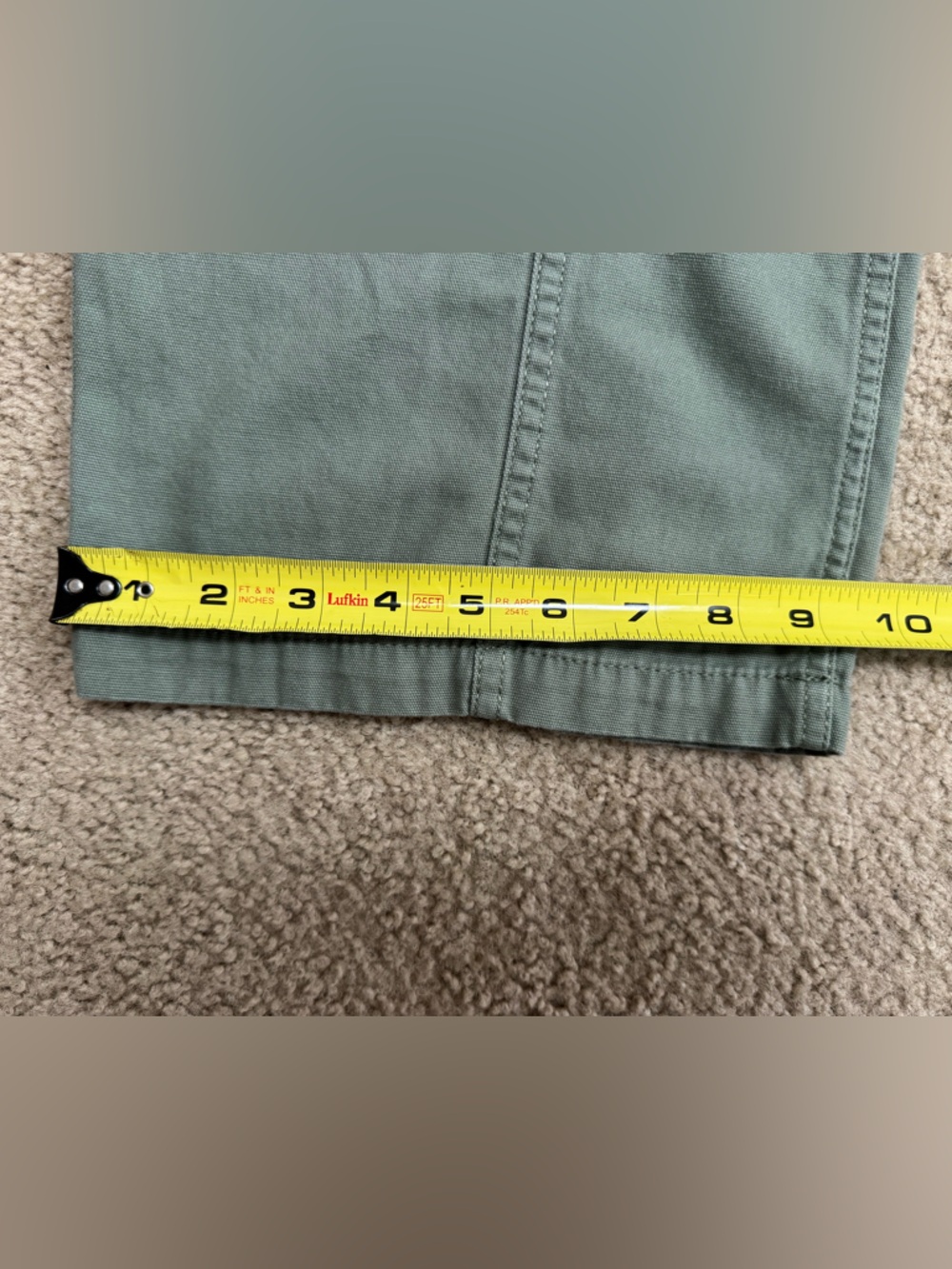 Aeropostale Sz XS Women's Cargo Pants in Sage Green - Relaxed Utility Style - Picture 7 of 9